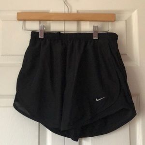 Classic black nike training shorts